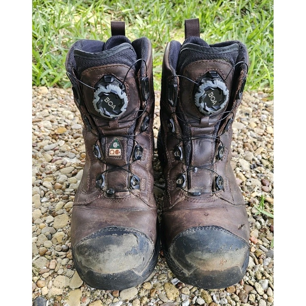 Red Wing Exos Lite 2453 Work Boots Men's 9.5D Brown Waterproof BOA Safety Toe